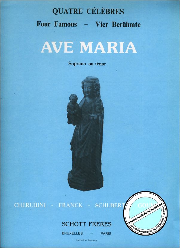 Titelbild für SF 9419 - 4 BERUEHMTE AVE MARIA