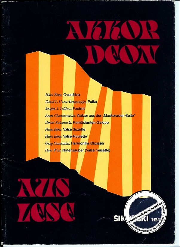 Titelbild für SIK 1131 - AKKORDEON AUSLESE