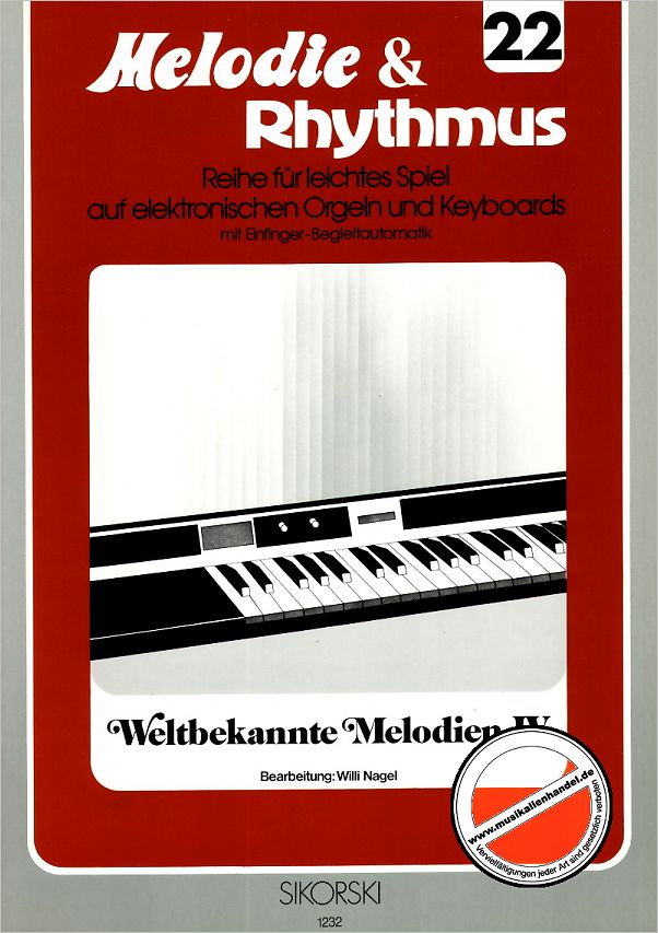 Titelbild für SIK 1232 - WELTBEKANNTE MELODIEN 4