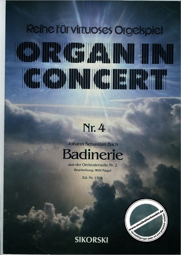 Titelbild für SIK 1304 - BADINERIE (ORCHESTERSUITE 2 H-MOLL BWV 1067)
