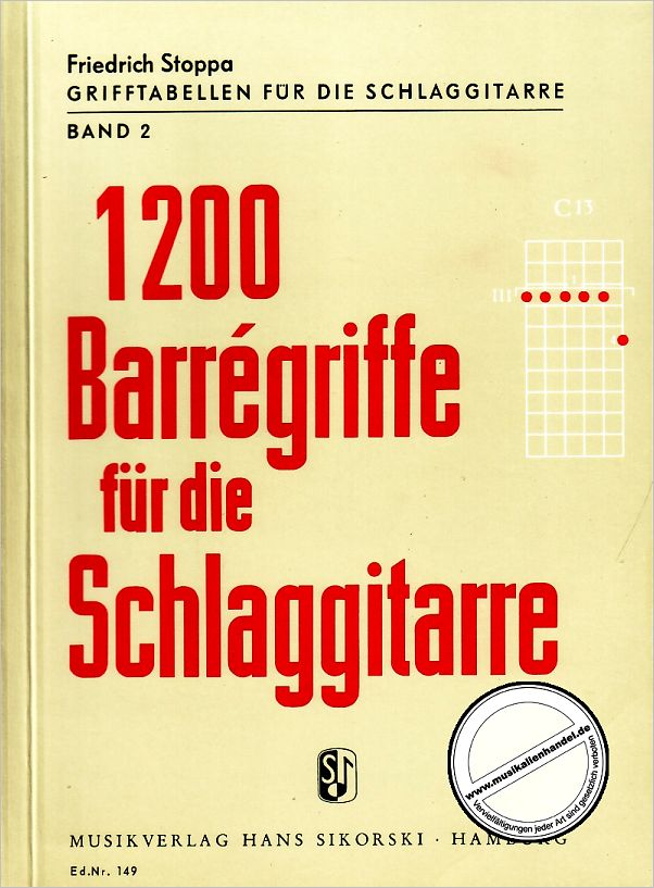 Titelbild für SIK 149 - 1200 BARREGRIFFE