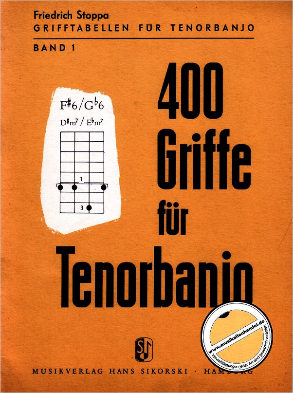 Titelbild für SIK 151 - 400 GRIFFE FUER TENORBANJO