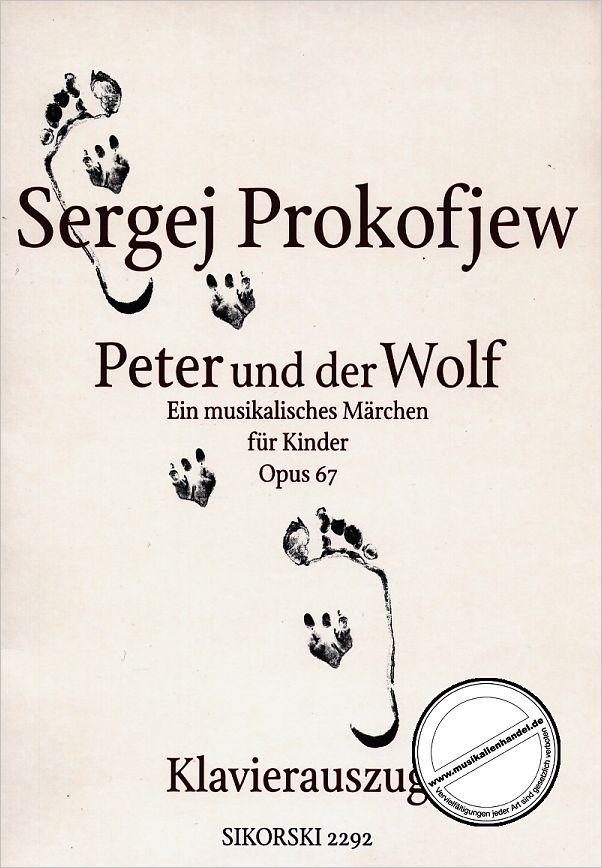 Titelbild für SIK 2292 - PETER + DER WOLF OP 67