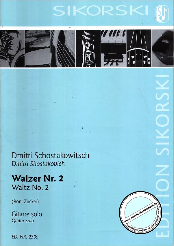 Titelbild für SIK 2309 - SECOND WALTZ - WALZER 2 AUS SUI