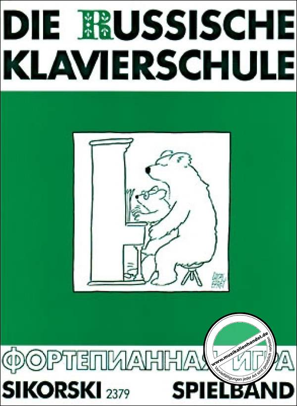 Titelbild für SIK 2379 - DIE RUSSISCHE KLAVIERSCHULE - SPIELBAND