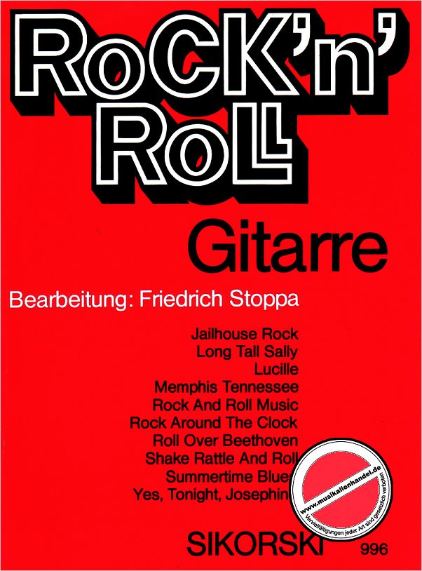 Titelbild für SIK 996 - ROCK'N ROLL GITARRE