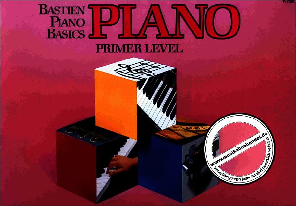 Titelbild für KJOS -WP200 - BASTIEN PIANO BASICS PRIMER LEVEL
