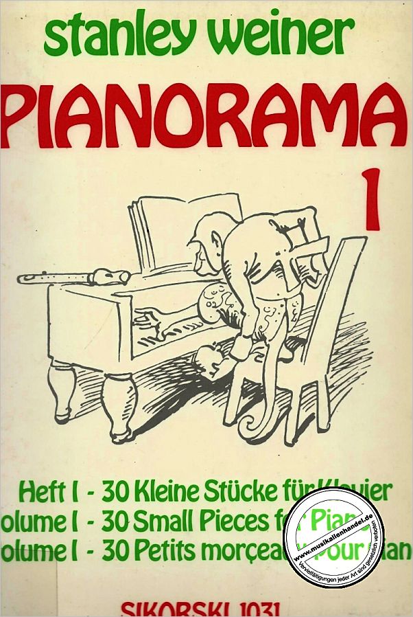 Titelbild für SIK 1031 - PIANORAMA BD 1
