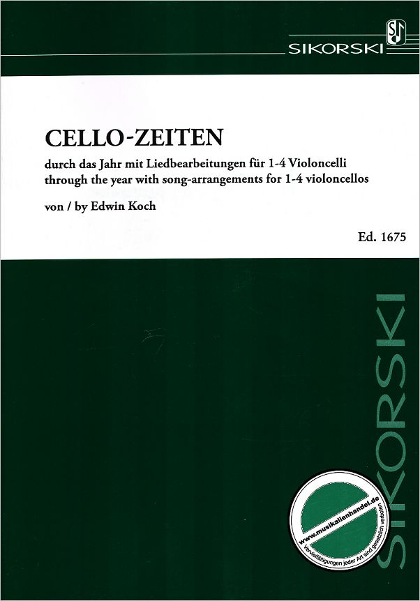 Titelbild für SIK 1675 - CELLO ZEITEN