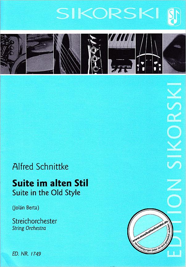 Titelbild für SIK 1749 - SUITE IM ALTEN STIL