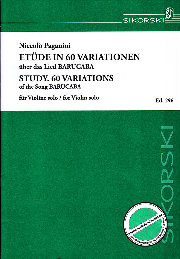 Titelbild für SIK 296 - ETUEDE IN 60 VARIATIONEN