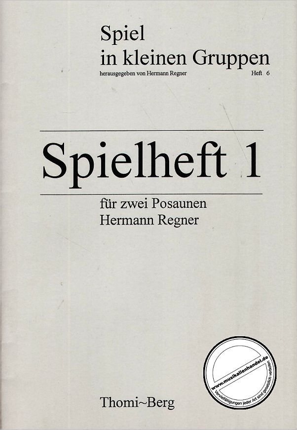 Titelbild für SKG 6 - SPIELHEFT 1