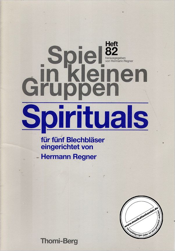 Titelbild für SKG 82 - SPIRITUALS