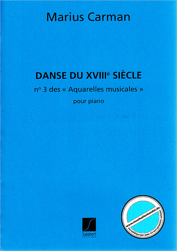 Titelbild für SLB 4327 - DANSE DU XVIIIe SIECLE NO 3