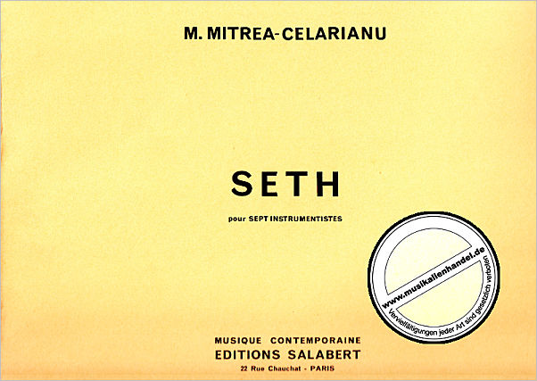 Titelbild für SLB 4457 - Celarianu Seth 7 Instruments