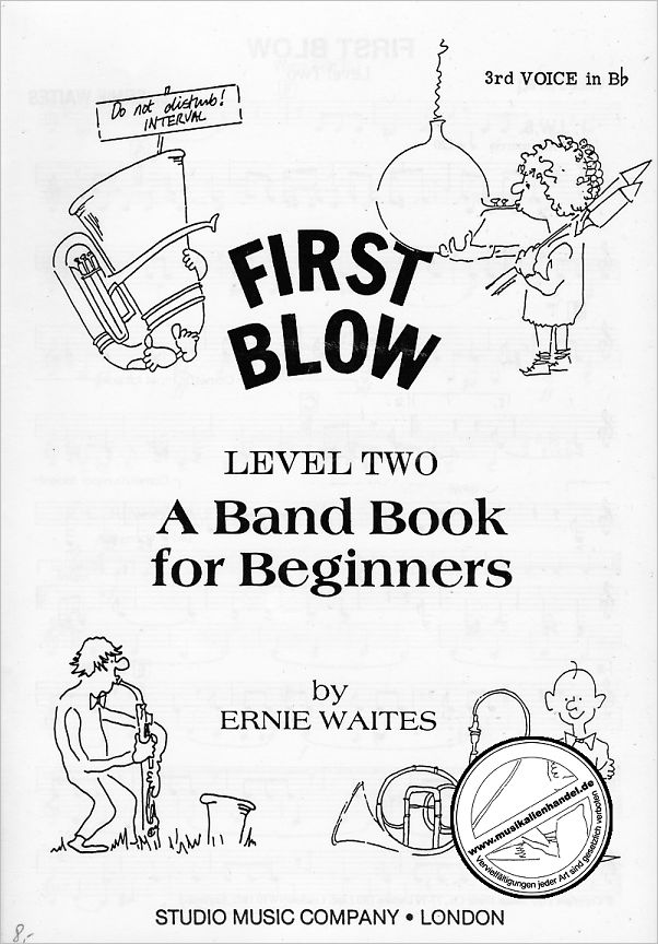 Titelbild für SML 261-3B - FIRST BLOW 2 - A BAND BOOK FOR BEGINNERS