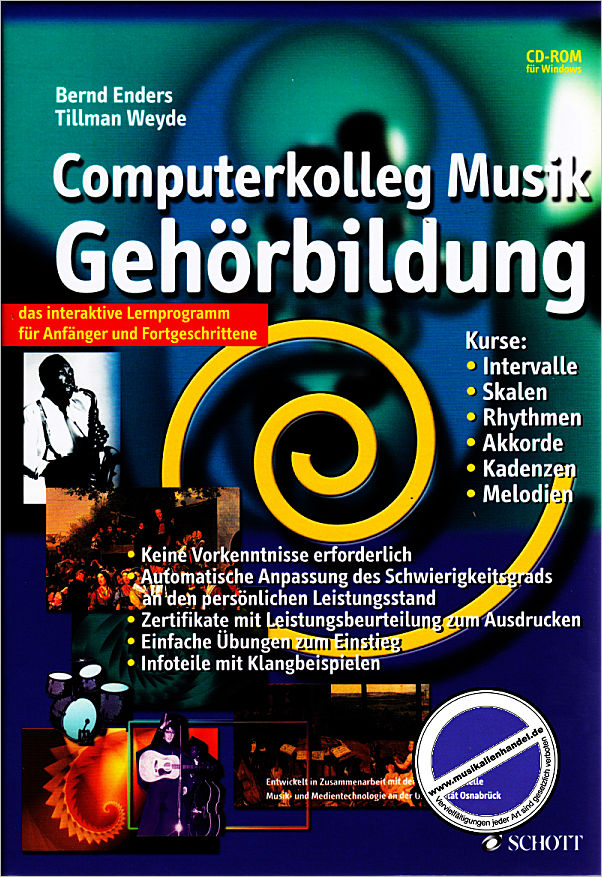 Titelbild für SMS 105 - COMPUTERKOLLEG MUSIK - GEHOERBILDUNG