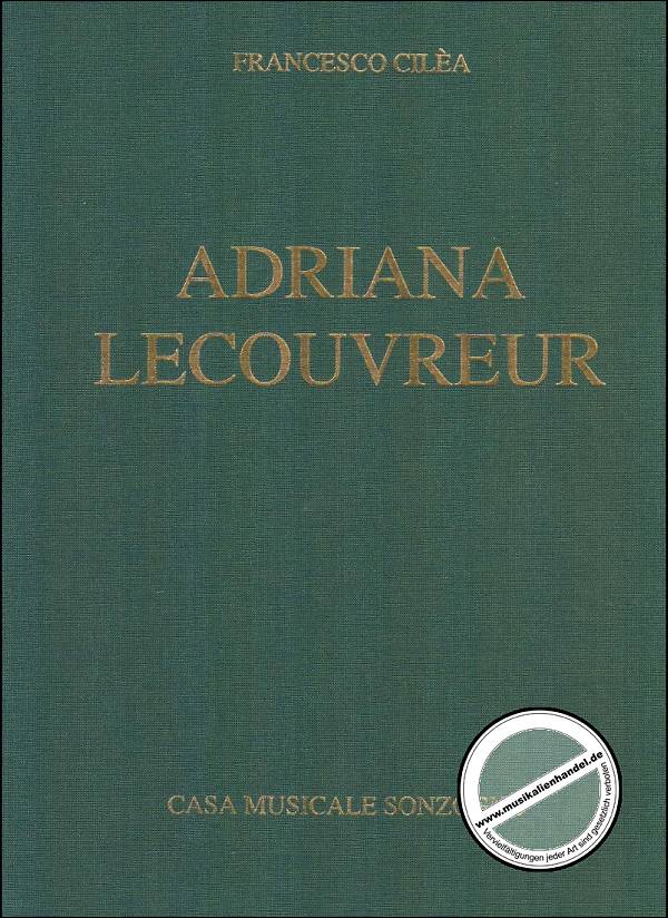 Titelbild für SONZOGNO 1073BIS - ADRIANA LECOUVREUR