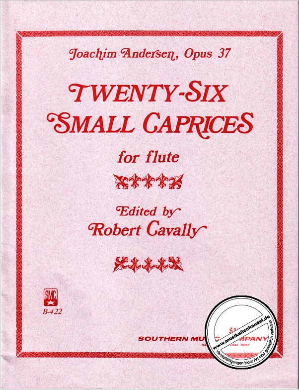 Titelbild für SOU B422 - 26 SMALL CAPRICES OP 37