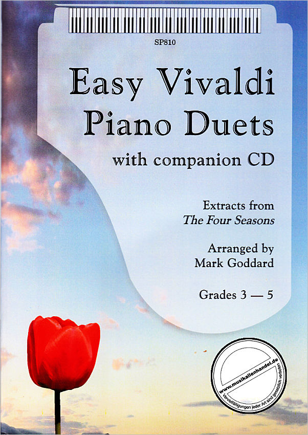 Titelbild für SPARTAN 810 - EASY VIVALDI PIANO DUETS
