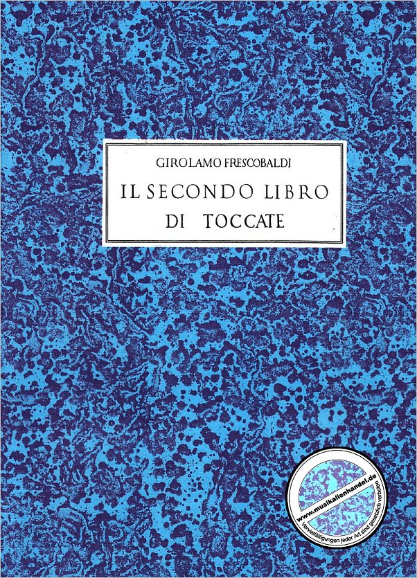 Titelbild für SPES -SI004 - IL SECONDO LIBRO DI TOCCATE