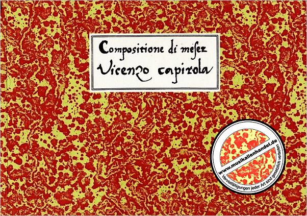 Titelbild für SPES -SI039 - COMPOSIZIONE DI MESSER VICENZO CAPIROLA