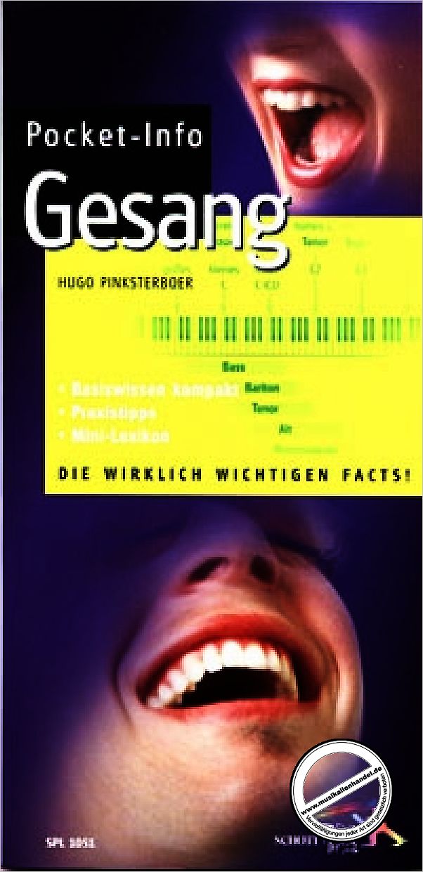 Titelbild für SPL 1051 - POCKET INFO - GESANG