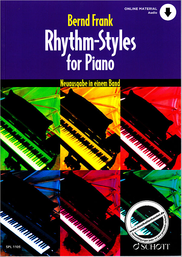 Titelbild für SPL 1105 - RHYTHM STYLES FOR PIANO 1