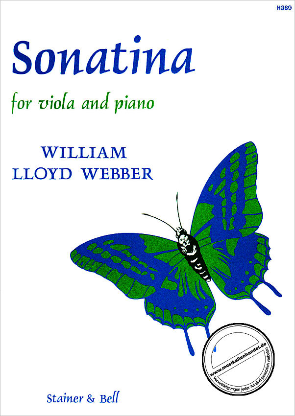 Titelbild für STAINER -H369 - Sonatina : for viola and piano