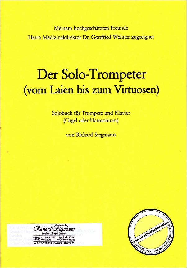 Titelbild für STEGMANN 11 - DER SOLO TROMPETER
