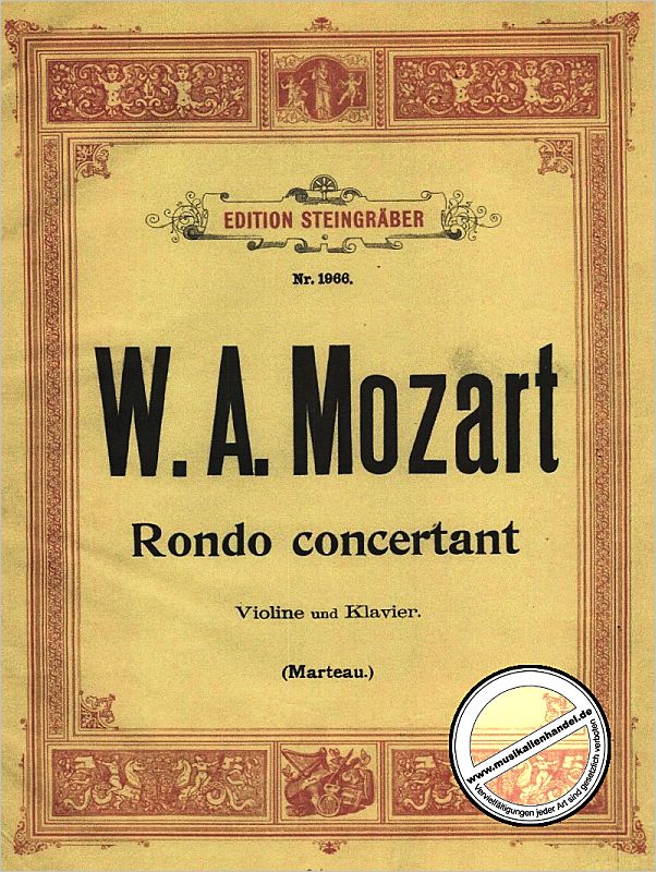 Titelbild für STEIN 1966 - RONDO CONCERTANT B-DUR KV 269