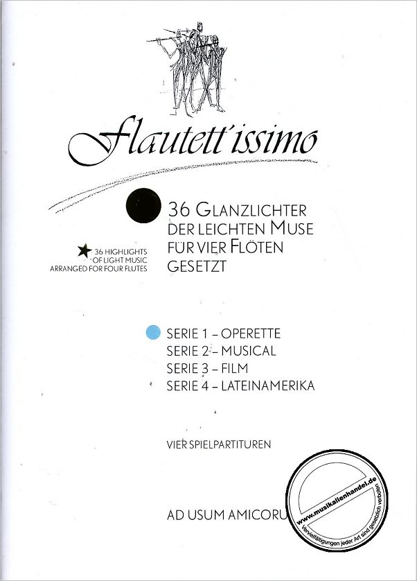 Titelbild für SYRINX 108 - FLAUTETTISSIMO 1 - OPERETTE