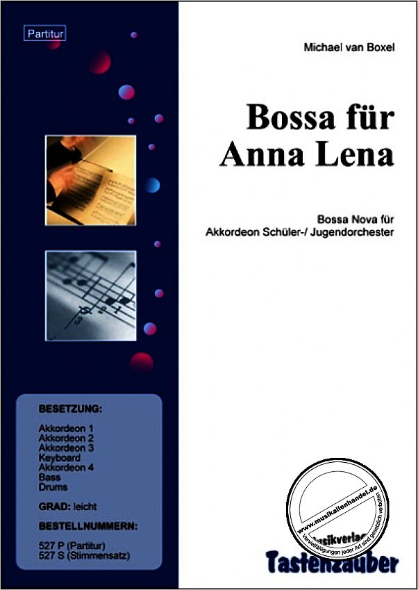 Titelbild für TAST 527-ST - BOSSA FUER ANNA LENA