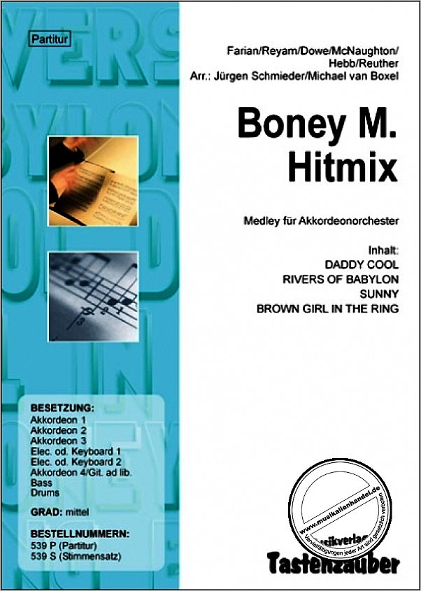 Titelbild für TAST 539-P - BONEY M HITMIX