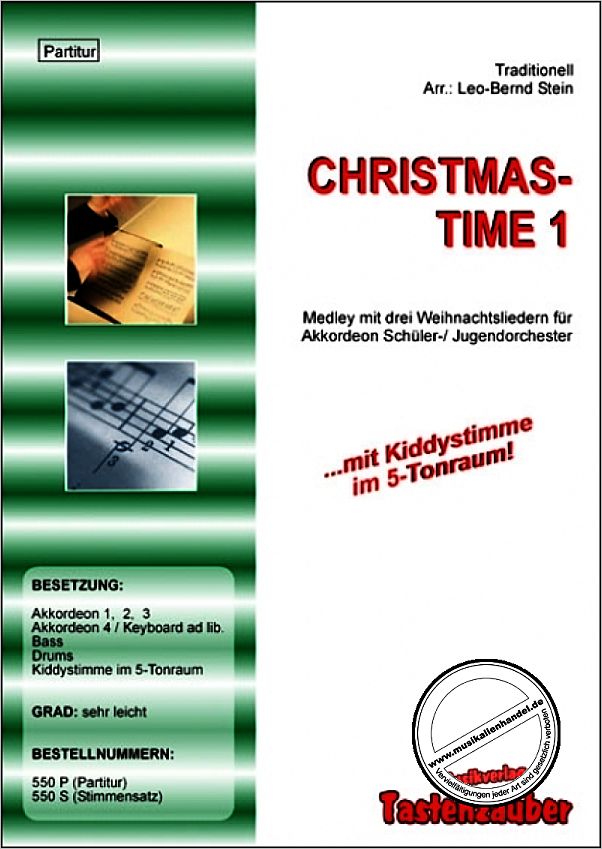Titelbild für TAST 550-P - CHRISTMAS TIME 1 - MEDLEY