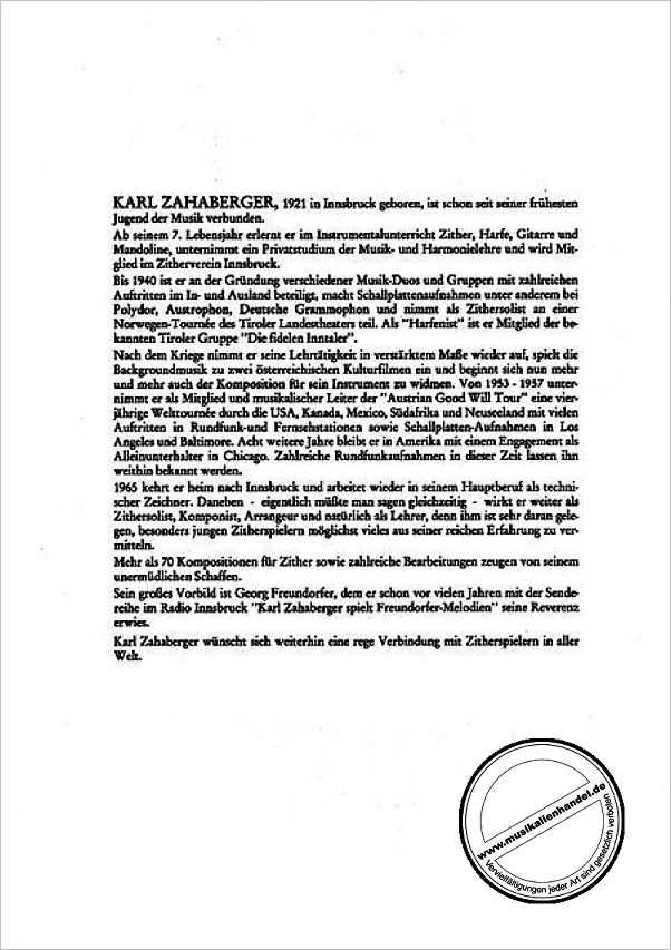 Titelbild für TB 908 - ZITHER KLAENGE AUS DEM ALPENLAND