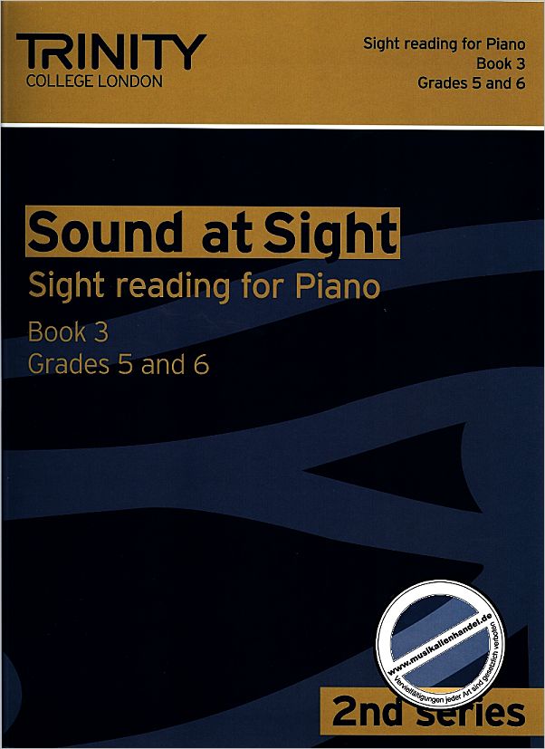 Titelbild für TCL 002679 - SOUND AT SIGHT - PIANO BOOK 3 - GRADES 6-8