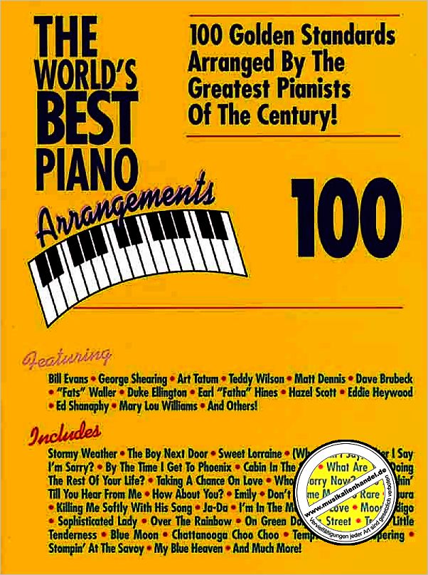 Titelbild für TMF 0227 - THE WORLD'S 100 BEST PIANO ARRANGEMENTS