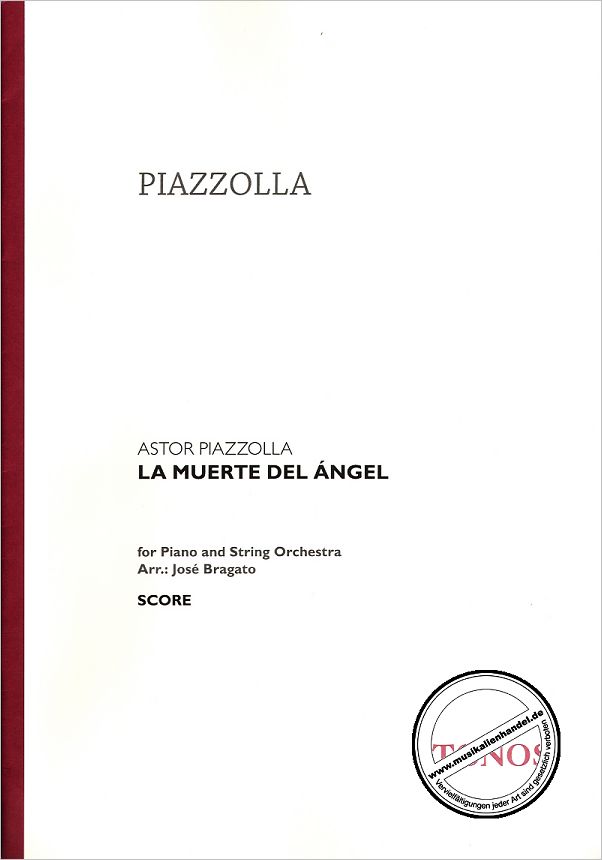 Titelbild für TONOS 20044 - LA MUERTE DEL ANGEL