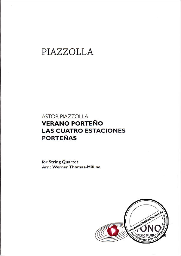 Titelbild für TONOS 70001-014-01 - VERANO PORTENO (LAS CUATRO ESTA