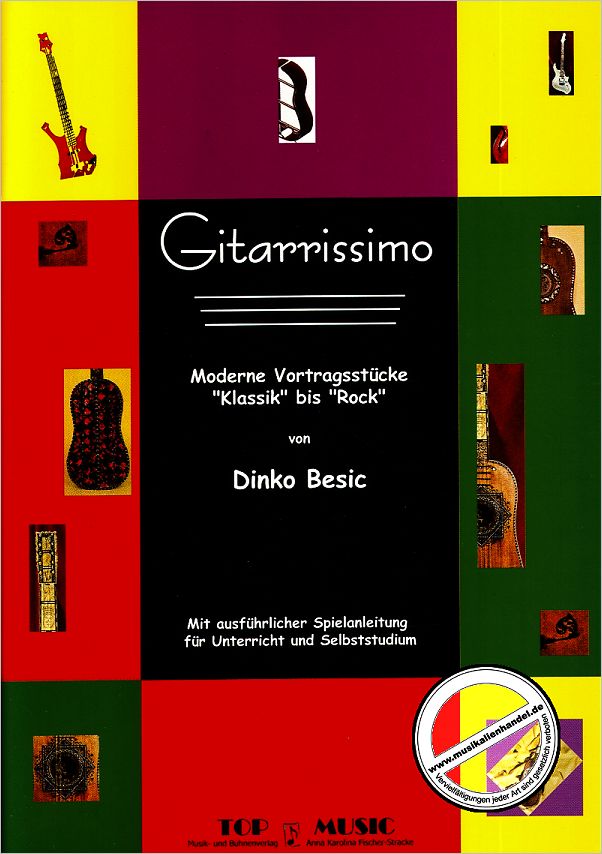 Titelbild für TOP 03-140 - GITARRISSIMO - MODERNE VORTRAGSSTUECKE KLASSIK BIS ROCK