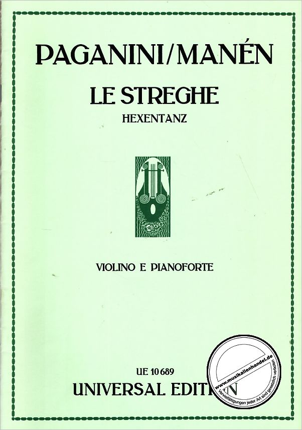 Titelbild für UE 10689 - LE STREGHE (HEXENTANZ)