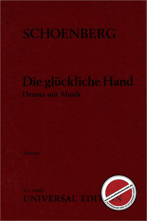 Titelbild für UE 13613 - DIE GLUECKLICHE HAND