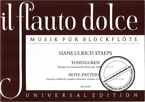 Titelbild für UE 14933 - TONFIGUREN