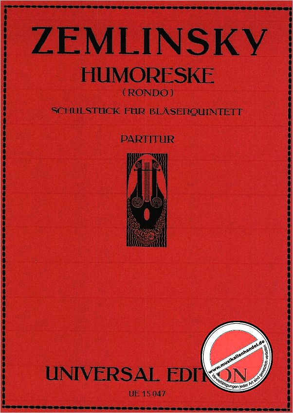 Titelbild für UE 15047 - HUMORESKE