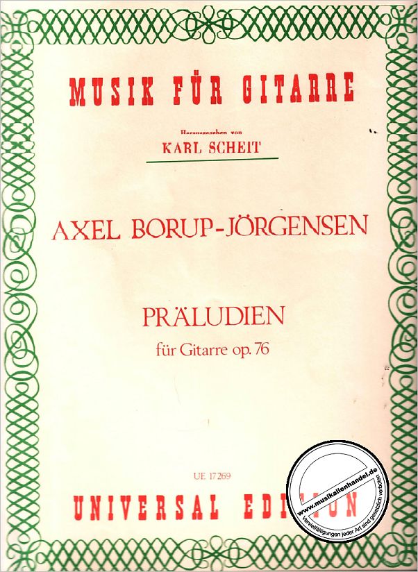 Titelbild für UE 17269 - PRAELUDIEN OP 76