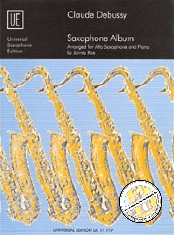 Titelbild für UE 17777 - SAXOPHONE ALBUM