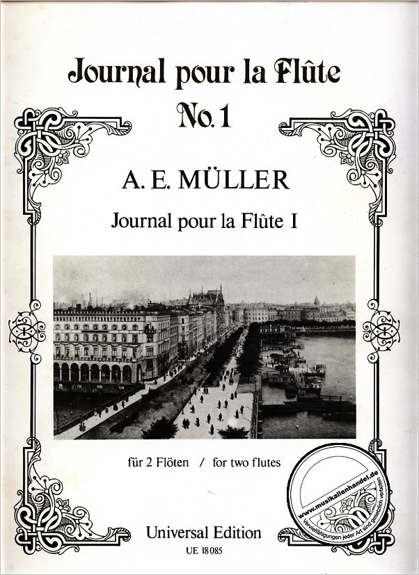Titelbild für UE 18085 - JOURNAL POUR LA FLUTE 1