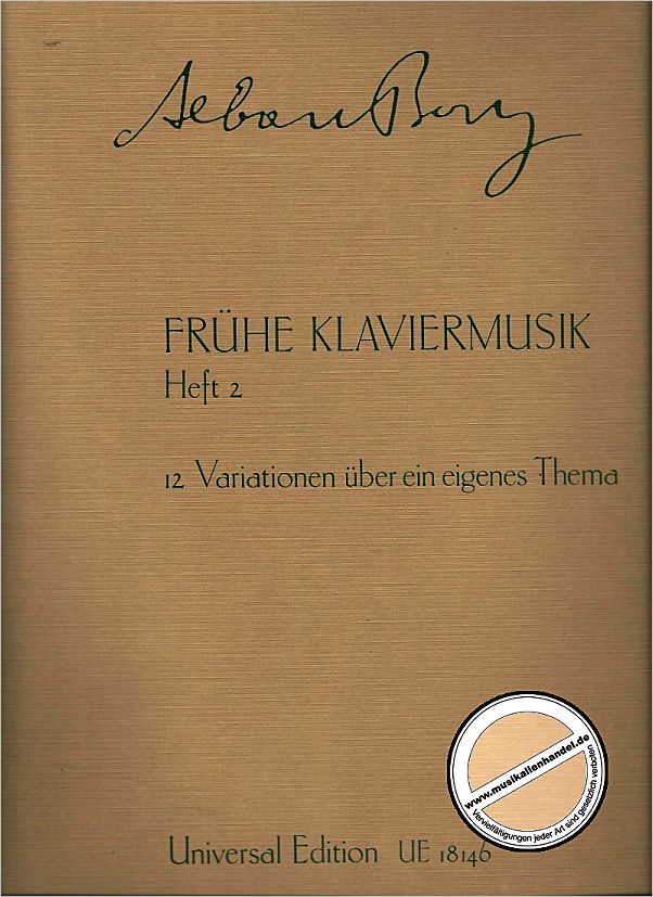 Titelbild für UE 18146 - FRUEHE KLAVIERMUSIK BD 2