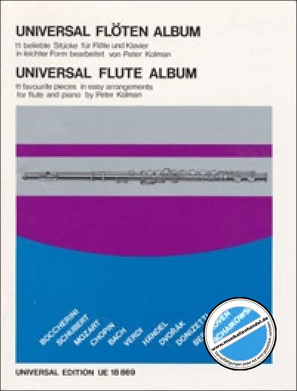 Titelbild für UE 18869 - UNIVERSAL FLOETEN ALBUM